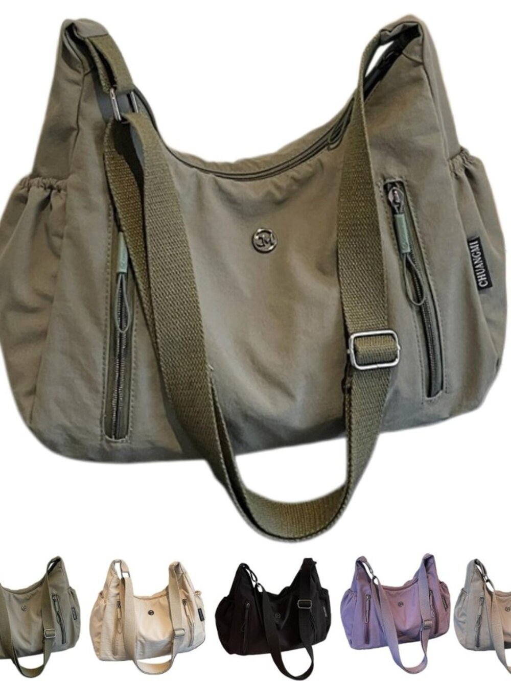 Crossbody Bags Purse for Women Trendy Retro Classic Simple Shoulder Underarm